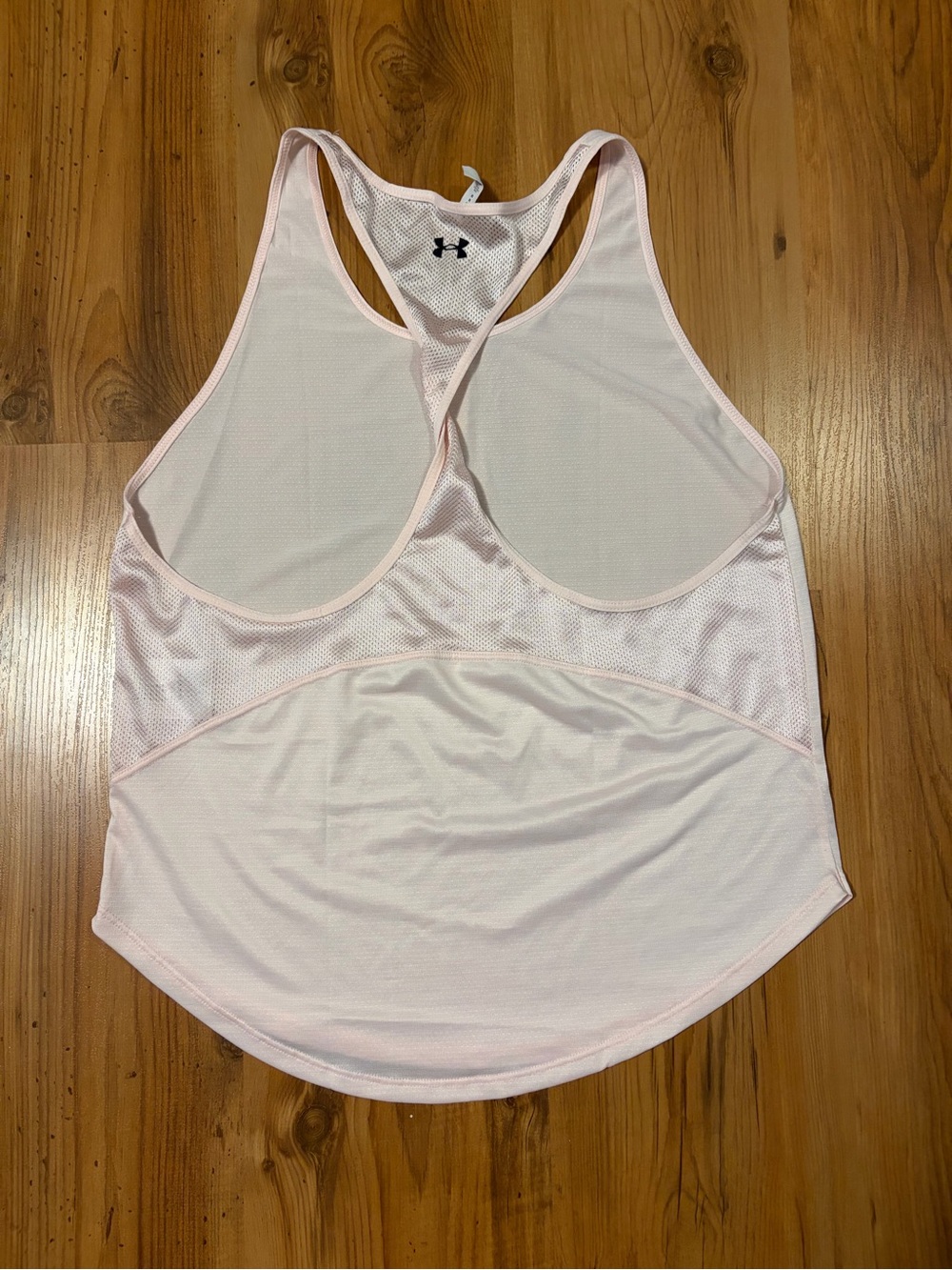 Under Armour Pale Pink Racerback Twist Performance Tank